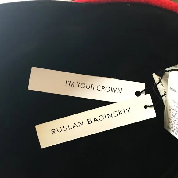 𝐑𝐔𝐒𝐋𝐀𝐍 𝐁𝐀𝐆𝐈𝐍𝐒𝐊𝐈𝐘 Red Wool Baker Boy Cap NEW WITH TAGS!! - Picture 8 of 16